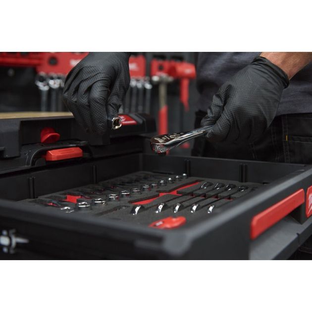 Нитрилові одноразові перчатки розмір 7/S (50 шт) MILWAUKEE 4932493233, фото , зображення 4 | SNABZHENIE.com.ua Нитрилові одноразові перчатки розмір 7/S (50 шт) MILWAUKEE 4932493233, фото , зображення 4 | SNABZHENIE.com.ua