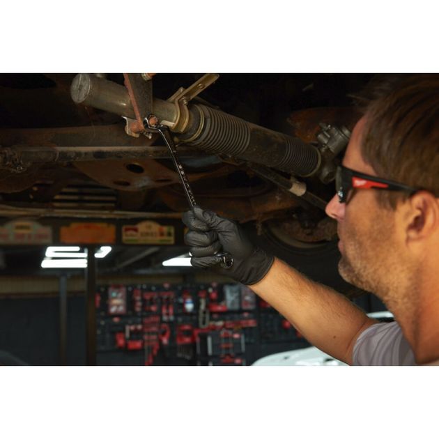 Перчатки нитриловые одноразовые размер 9/L (50 шт) MILWAUKEE 4932493235, фото , изображение 6 | SNABZHENIE.com.ua