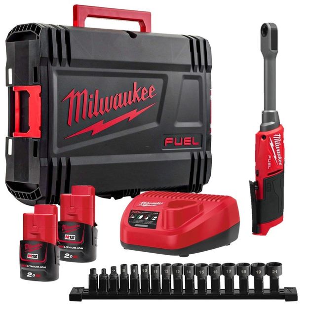 Аккумуляторный угловой гайковерт MILWAUKEE M12 FPTR-202X 81Nm, фото  | SNABZHENIE.com.ua