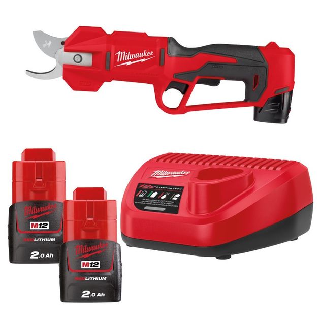 Садовые ножницы аккумуляторные M12 BLPRS-202 MILWAUKEE 4933480115, фото , изображение 2 | SNABZHENIE.com.ua Садовые ножницы аккумуляторные M12 BLPRS-202 MILWAUKEE 4933480115, фото , изображение 2 | SNABZHENIE.com.ua