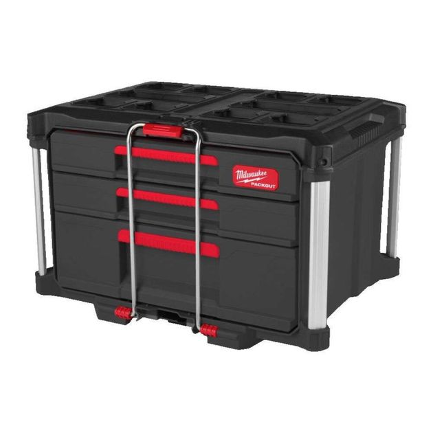 Ящик для инструмента MILWAUKEE PACKOUT с 2+1 отсеками, фото  | SNABZHENIE.com.ua