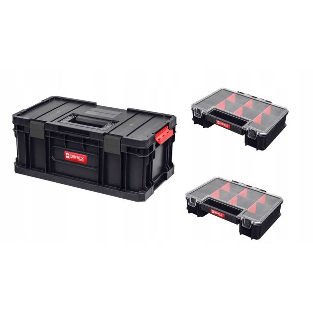 Ящик для инструментов QBRICK SYSTEM TWO PLUS с 2 органайзерами, фото  | SNABZHENIE.com.ua
