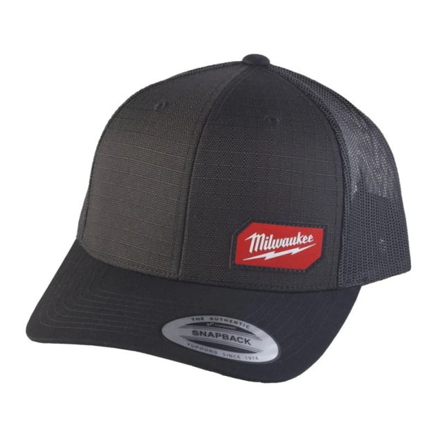 Бейсболка Snapback MILWAUKEE черная, ONE-SIZE (4932493107), фото  | SNABZHENIE.com.ua