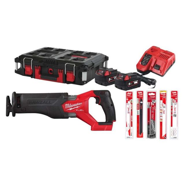 Пила сабельна акумуляторна M18 FSZ100P-502P M18 FUEL COMBO KIT, фото  | SNABZHENIE.com.ua