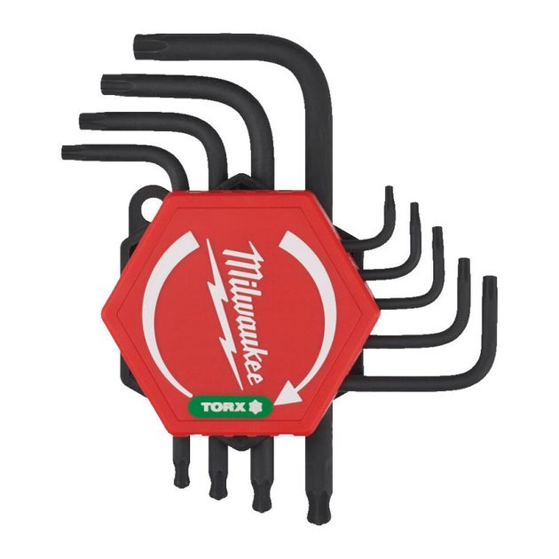 Компактный набор ключей Torx MILWAUKEE, 9 предметов, 4932492703, фото , изображение 2 | SNABZHENIE.com.ua Компактный набор ключей Torx MILWAUKEE, 9 предметов, 4932492703, фото , изображение 2 | SNABZHENIE.com.ua