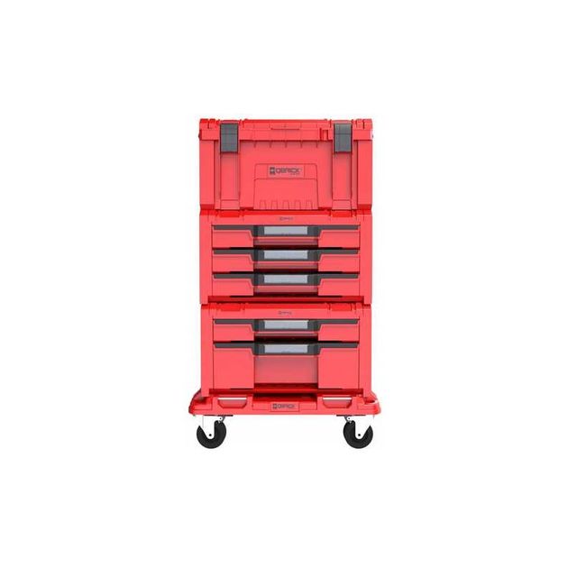 Набор ящиков QBRICK SYSTEM PRO RED SET 4, мобильный шкаф 525x345x885, фото , изображение 2 | SNABZHENIE.com.ua Набор ящиков QBRICK SYSTEM PRO RED SET 4, мобильный шкаф 525x345x885, фото , изображение 2 | SNABZHENIE.com.ua