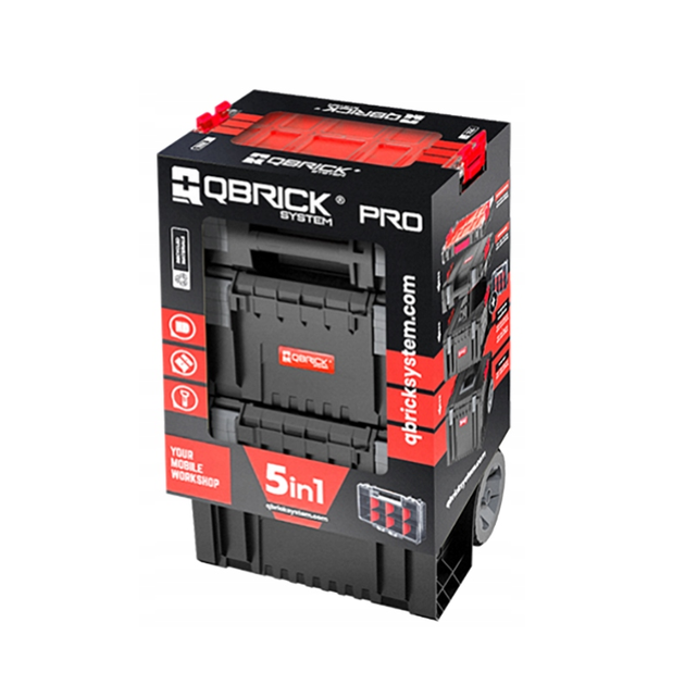 Набор ящиков QBRICK SYSTEM PRO 5 в 1 (450 x 390 x 785), фото  | SNABZHENIE.com.ua