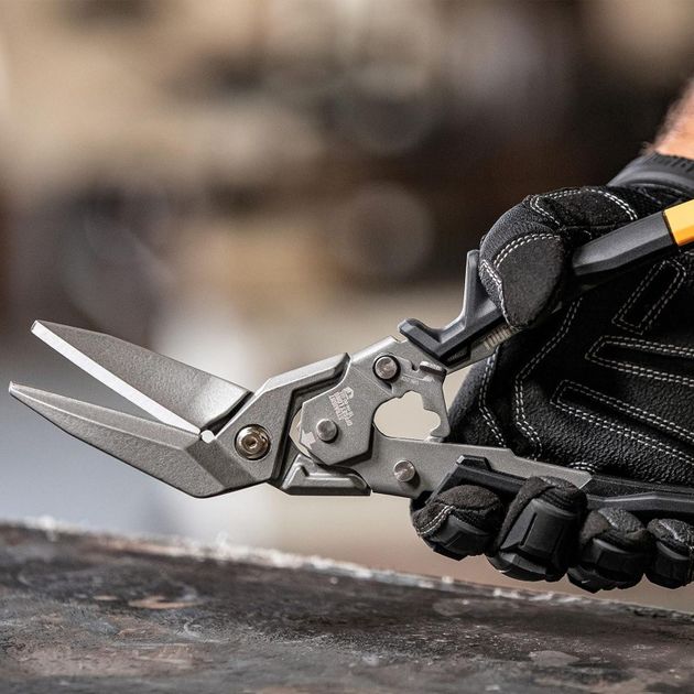 Ножницы по металлу ToughBuilt TB-H4-60-SOL, 280 мм изогнутые, фото , изображение 2 | SNABZHENIE.com.ua Ножницы по металлу ToughBuilt TB-H4-60-SOL, 280 мм изогнутые, фото , изображение 2 | SNABZHENIE.com.ua