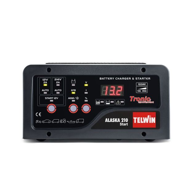 Пуско-зарядное устройство Telwin ALASKA 210 START 230V 12-24V, фото , изображение 3 | SNABZHENIE.com.ua Пуско-зарядное устройство Telwin ALASKA 210 START 230V 12-24V, фото , изображение 3 | SNABZHENIE.com.ua