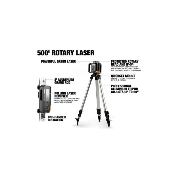 Ротационный лазер ToughBuilt TB-H2S4-LL-M150-R1 с приемником 150 м, фото , изображение 4 | SNABZHENIE.com.ua Ротационный лазер ToughBuilt TB-H2S4-LL-M150-R1 с приемником 150 м, фото , изображение 4 | SNABZHENIE.com.ua