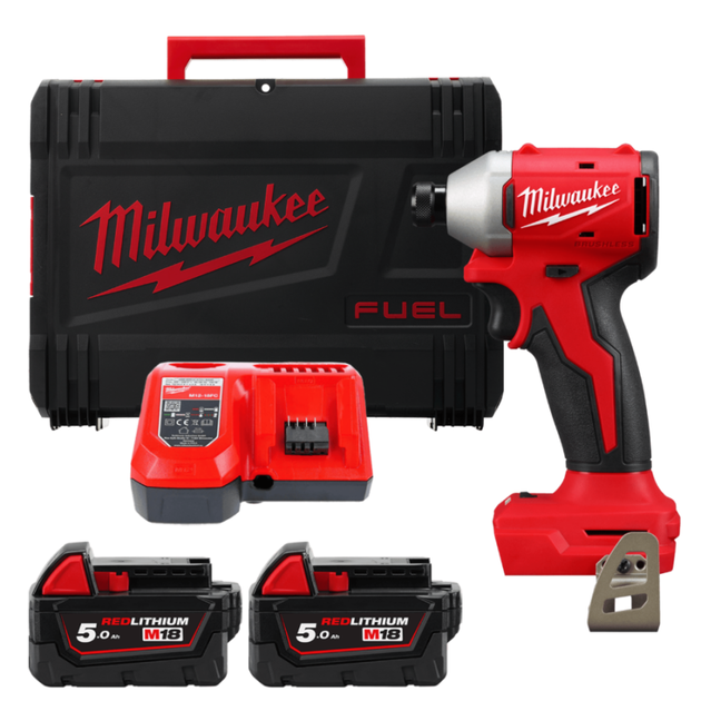 Ударный аккумуляторный шуруповерт M18 BLIDR-502X, 190 Нм, MILWAUKEE, фото  | SNABZHENIE.com.ua