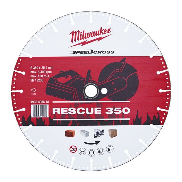 Алмазный диск SPEEDCROSS RESCUE 350 мм, фото  | SNABZHENIE.com.ua