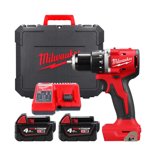 Дрель-шуруповерт аккумуляторная MILWAUKEE M18 BLDDRC-402C, фото  | SNABZHENIE.com.ua