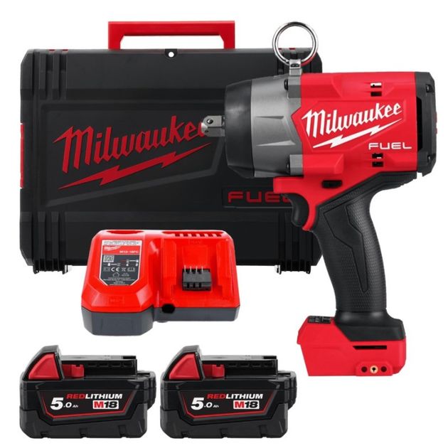 Гайковерт MILWAUKEE 1/2" (1491 Нм) с пином M18 FHIW2F12-502X, фото  | SNABZHENIE.com.ua