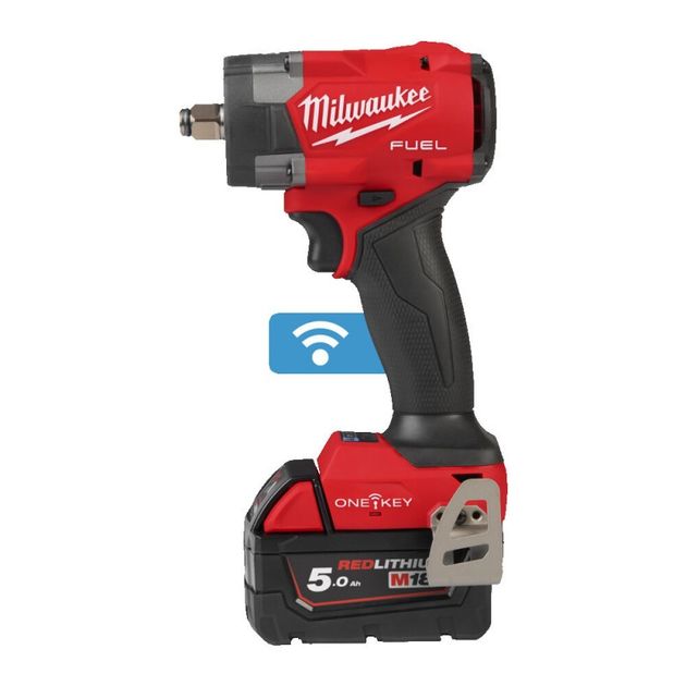 Гайковерт высокомоментный MILWAUKEE 1/2" (67-203 Нм) M18 ONEFIW2FC12-0X TORQUE-SENSE™, фото , зображення 3 | SNABZHENIE.com.ua Гайковерт высокомоментный MILWAUKEE 1/2" (67-203 Нм) M18 ONEFIW2FC12-0X TORQUE-SENSE™, фото , зображення 3 | SNABZHENIE.com.ua