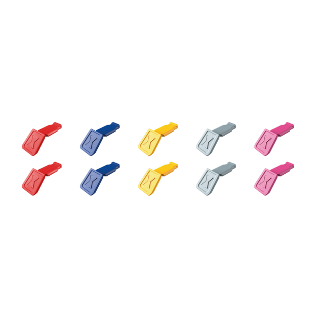 Клипса для цветного маркирования ручки KNIPEX, MIX 10шт., фото  | SNABZHENIE.com.ua