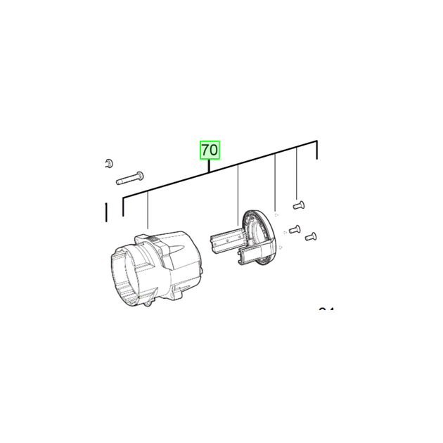 Корпус редуктора Milwaukee M18 FMTIW2P12, фото  | SNABZHENIE.com.ua