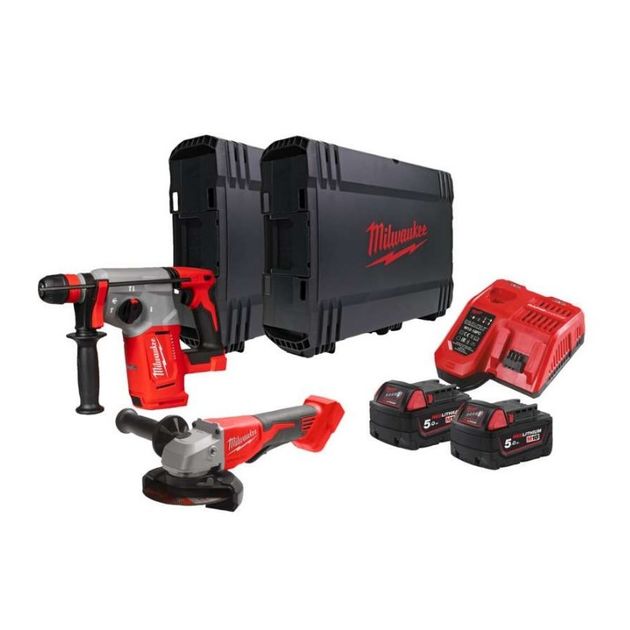 Набор из 2 аккумуляторных инструментов M18 BLPP2G-502X MILWAUKEE, фото  | SNABZHENIE.com.ua