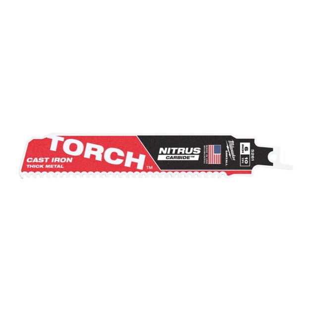 Полотно TCT TORCH NITRUS 150x10 (1шт) для сабельной пилы MILWAUKEE, фото  | SNABZHENIE.com.ua
