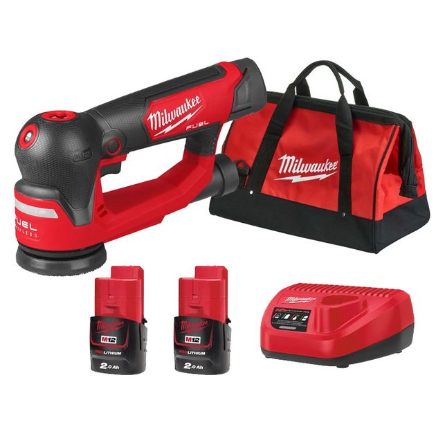 Шлифовальная эксцентриковая машина MILWAUKEE M12 FSDR75-202B 75 мм, фото  | SNABZHENIE.com.ua