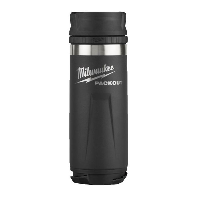 Термокружка PACKOUT 532 мл черная MILWAUKEE с крышкой Sip Lid, фото  | SNABZHENIE.com.ua