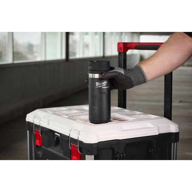 Термочашка PACKOUT 532 ml черная MILWAUKEE Sip Lid, фото , зображення 3 | SNABZHENIE.com.ua Термочашка PACKOUT 532 ml черная MILWAUKEE Sip Lid, фото , зображення 3 | SNABZHENIE.com.ua