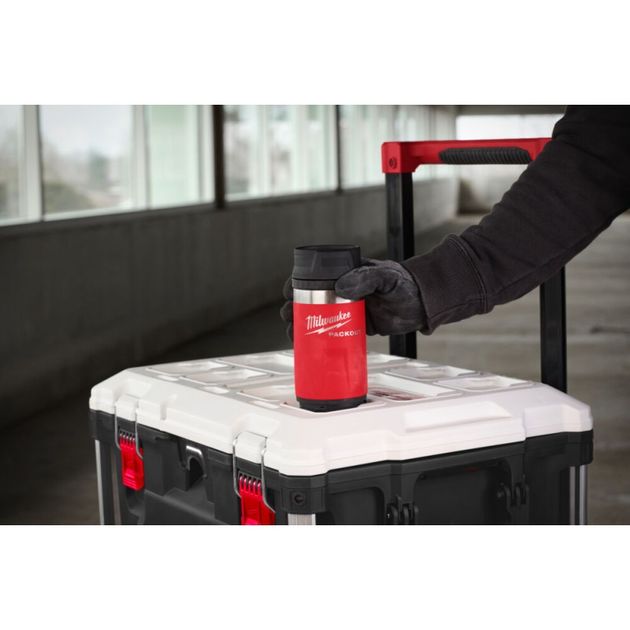 Термокружка MILWAUKEE PACKOUT 355 мл, красная, фото , изображение 2 | SNABZHENIE.com.ua Термокружка MILWAUKEE PACKOUT 355 мл, красная, фото , изображение 2 | SNABZHENIE.com.ua