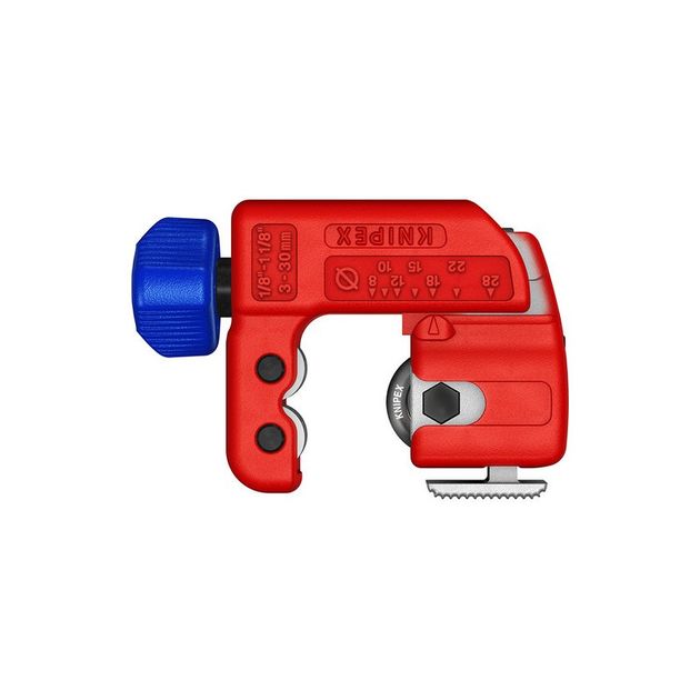 Труборез KNIPEX TubiX® S для труб диаметром 3-30 мм (1/8 – 1 1/8), фото  | SNABZHENIE.com.ua