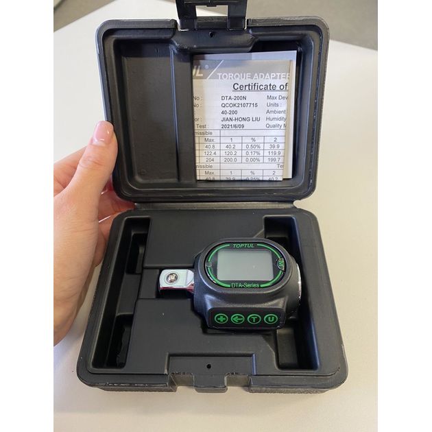 Цифровой динамометрический адаптер TOPTUL 1/2 40-200Нм DTA-200N, фото , изображение 4 | SNABZHENIE.com.ua
