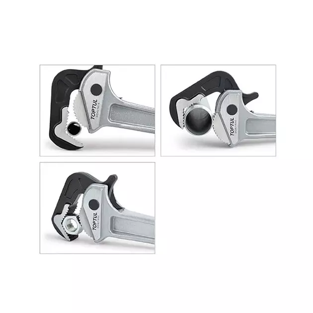 Ключ трубный рычажный алюминиевый Hawk 19-48 мм L350 TOPTUL DDAI1A14, фото , изображение 2 | SNABZHENIE.com.ua Ключ трубный рычажный алюминиевый Hawk 19-48 мм L350 TOPTUL DDAI1A14, фото , изображение 2 | SNABZHENIE.com.ua