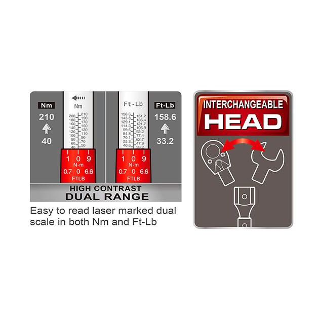 Динамометрический набор 1/2 11 ед. 40-210Нм TOPTUL GAAI1103, фото , изображение 2 | SNABZHENIE.com.ua Динамометрический набор 1/2 11 ед. 40-210Нм TOPTUL GAAI1103, фото , изображение 2 | SNABZHENIE.com.ua