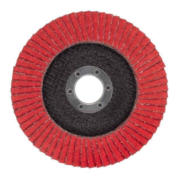 Лепестковый диск MILWAUKEE SLC50/115G40 CERA TURBO XL 115 мм, зерно 40, фото  | SNABZHENIE.com.ua