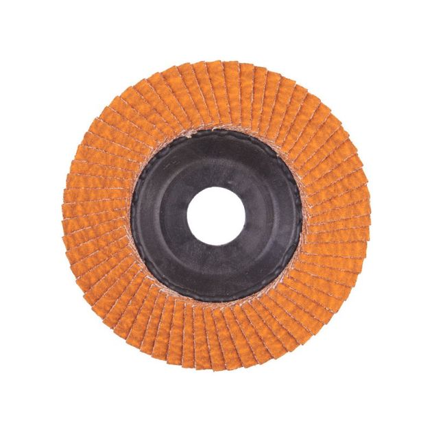 Лепестковый диск Milwaukee SLC50/115G80 CERA TURBO 115 мм, зерно 80, фото  | SNABZHENIE.com.ua