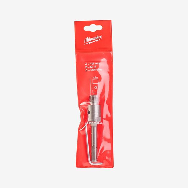 Хвостовик SDS-PLUS для коронок MILWAUKEE, 105мм, М16, фото , изображение 2 | SNABZHENIE.com.ua Хвостовик SDS-PLUS для коронок MILWAUKEE, 105мм, М16, фото , изображение 2 | SNABZHENIE.com.ua