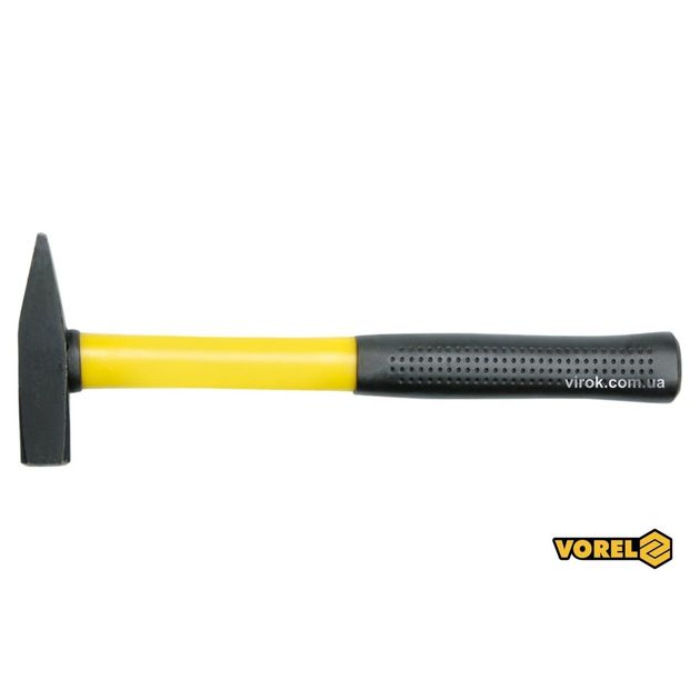 Молоток слюсарний VOREL TUV/GS з склопластиковою ручкою, m= 100 г [6/120], фото  | SNABZHENIE.com.ua