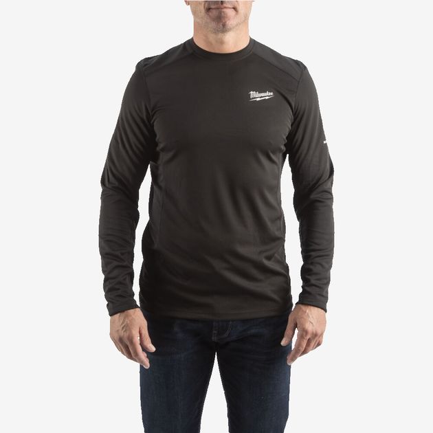 Футболка MILWAUKEE WWLS дышащая, черная, длинный рукав, XL 4932493081, фото  | SNABZHENIE.com.ua