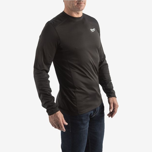 Футболка MILWAUKEE WWLS дышащая, черная, длинный рукав, XL 4932493081, фото , изображение 3 | SNABZHENIE.com.ua Футболка MILWAUKEE WWLS дышащая, черная, длинный рукав, XL 4932493081, фото , изображение 3 | SNABZHENIE.com.ua