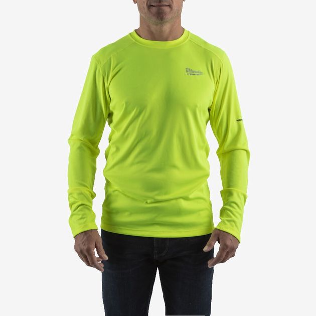 Футболка MILWAUKEE WWLS жёлтая, дышащая, длинный рукав, XXL 4932493092, фото  | SNABZHENIE.com.ua