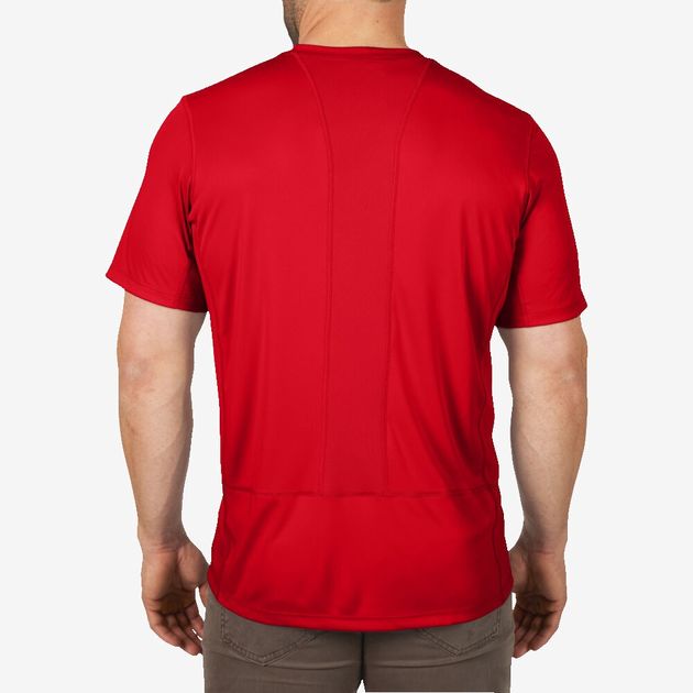 Футболка MILWAUKEE WWSS, дышащая, красная, короткий рукав, XXL, фото , изображение 2 | SNABZHENIE.com.ua Футболка MILWAUKEE WWSS, дышащая, красная, короткий рукав, XXL, фото , изображение 2 | SNABZHENIE.com.ua