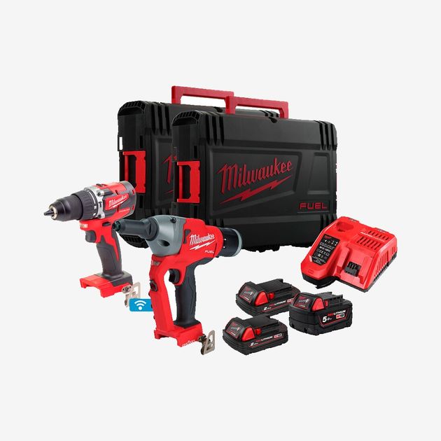 Набор аккумуляторных инструментов MILWAUKEE M18 FPP2BC-523X 4933481024, фото  | SNABZHENIE.com.ua