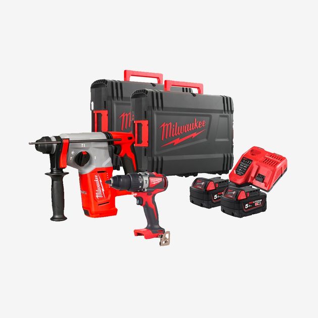 Аккумуляторный инструмент MILWAUKEE M18 PP2C2-502X, набор 4933479432, фото  | SNABZHENIE.com.ua