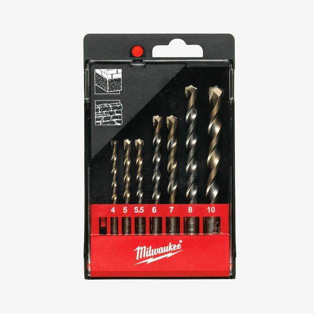 Набор сверл по бетону MILWAUKEE MARSSD SET (7 шт), фото , изображение 2 | SNABZHENIE.com.ua