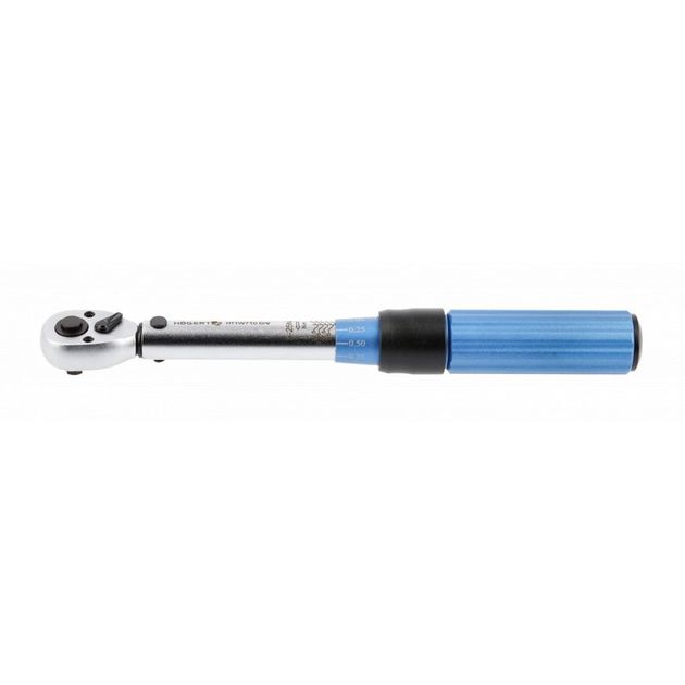 Динамометричний ключ 1/4", 5-25 Нм HOEGERT HT1W710, фото  | SNABZHENIE.com.ua