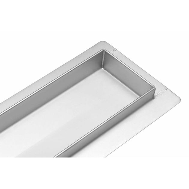 Трап підлоговий лінійний з нержавіючої сталі FALA WET-DRY; 60х 7х 2 см, сифон- 52 мм [6], фото , изображение 3 | SNABZHENIE.com.ua