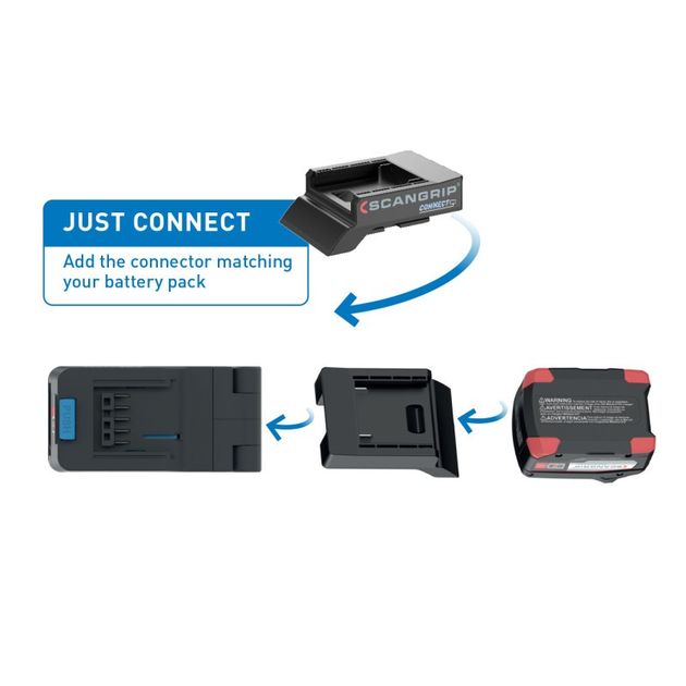 Прожектор переносной 2500 Лм DUO CONNECT SCANGRIP 03.6111C, фото , изображение 2 | SNABZHENIE.com.ua Прожектор переносной 2500 Лм DUO CONNECT SCANGRIP 03.6111C, фото , изображение 2 | SNABZHENIE.com.ua