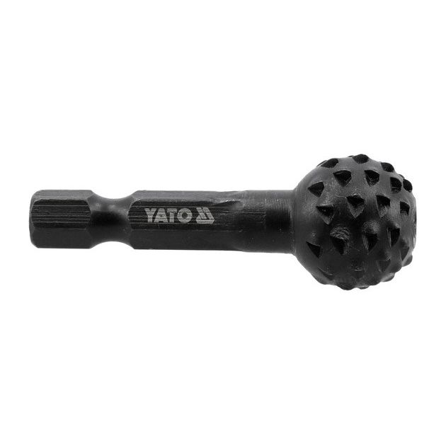 Фреза рашпільна куляста YATO Ø16 мм, l=45 мм, 1/4, углеродная сталь, фото  | SNABZHENIE.com.ua