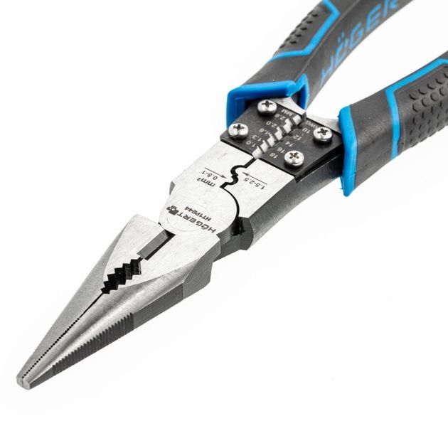Многофункциональные удлинённые плоскогубцы HOEGERT HT1P244, фото , изображение 2 | SNABZHENIE.com.ua