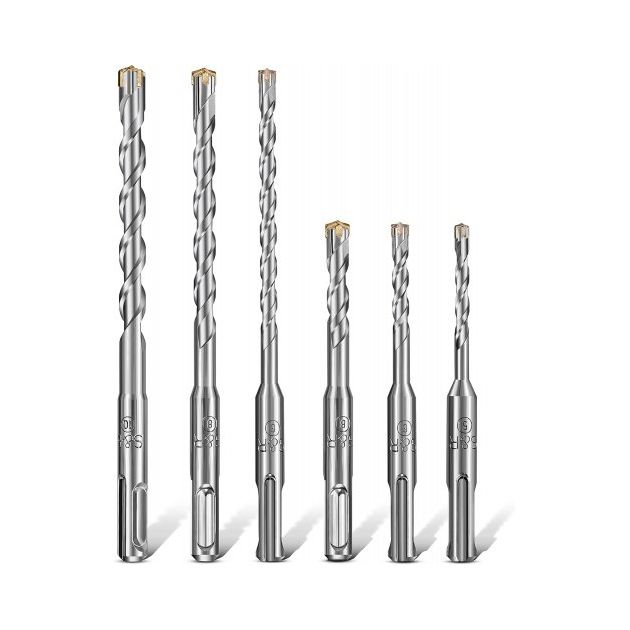 Набір свердел S&R Meister 4X Cutter HSS SDS-plus 6 шт, фото , зображення 3 | SNABZHENIE.com.ua Набір свердел S&R Meister 4X Cutter HSS SDS-plus 6 шт, фото , зображення 3 | SNABZHENIE.com.ua