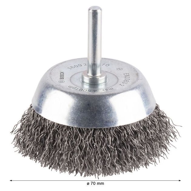 Щітка чашечна 6 мм 0,3 Х 70 м витая сталь BOSCH, фото , зображення 3 | SNABZHENIE.com.ua Щітка чашечна 6 мм 0,3 Х 70 м витая сталь BOSCH, фото , зображення 3 | SNABZHENIE.com.ua