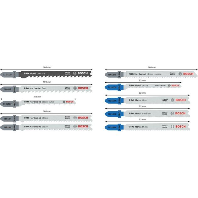 Набор PRO Wood and Metal, 100 мм, BOSCH, фото , изображение 3 | SNABZHENIE.com.ua